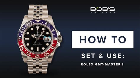 rolex gmt master ii setting instructions|rolex gmt master ii for sale.